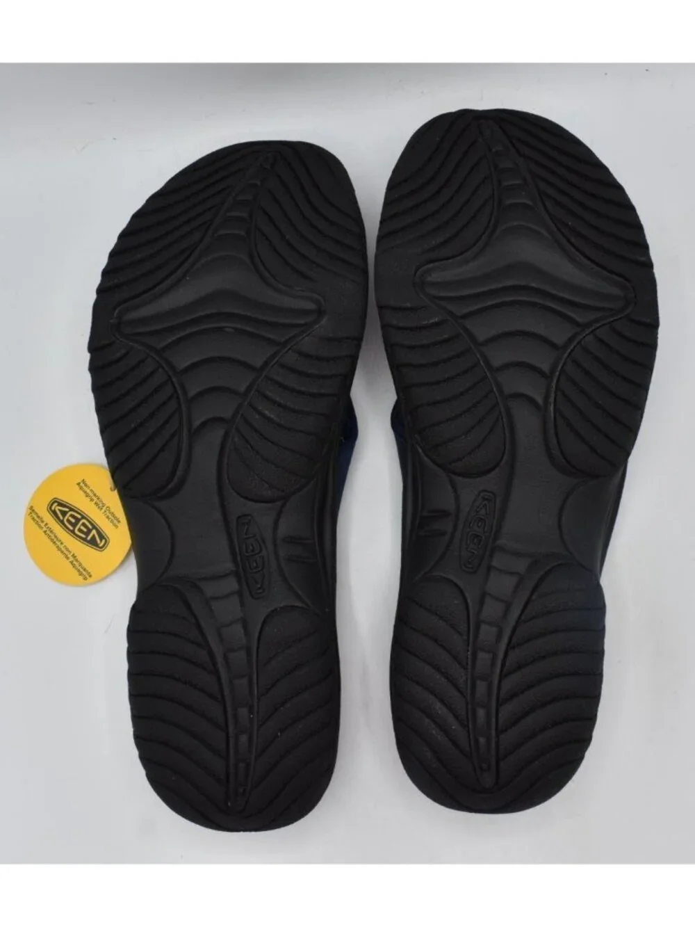 Keen Mens 15 Waimea TG Toe Guard Naval Academy Black Flip Flops Sandals‎ Shoes